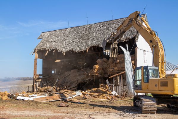 Barn Demolition in Greeley