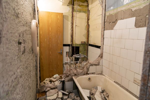 Shower Tile Demolition in Greeley